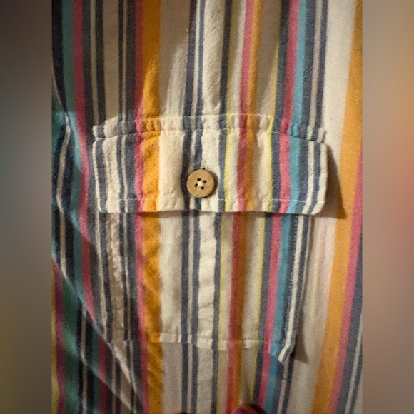 Roaman's Multicolor Striped Blouse 22W like new! - Picture 3 of 4